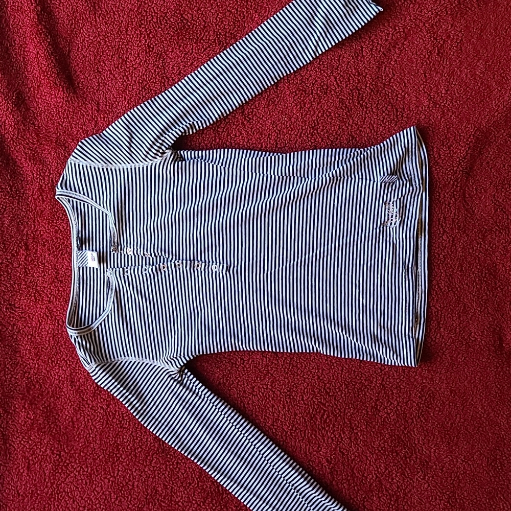 Black & white striped shirt